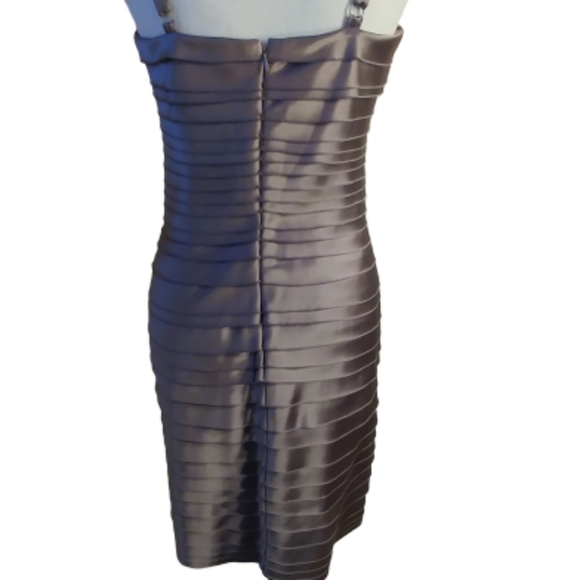 BCBG Maxazria bronze dress - Picture 3 of 7